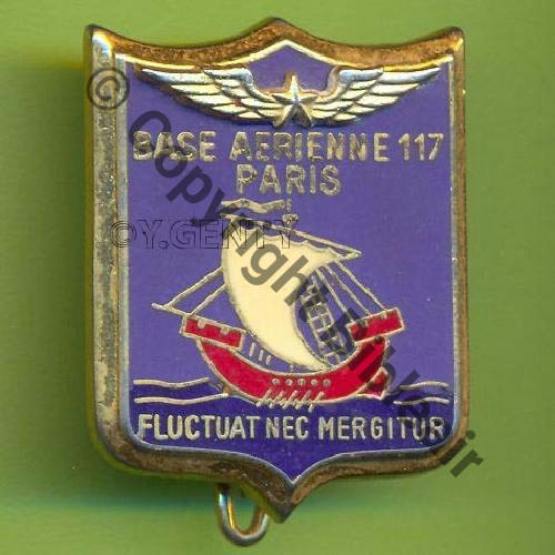 PARIS A1156Recent  BA 117  PARIS TYPE 3     DrNMV Griffes et butees Granuleux lisse Src.Y.GENTY 